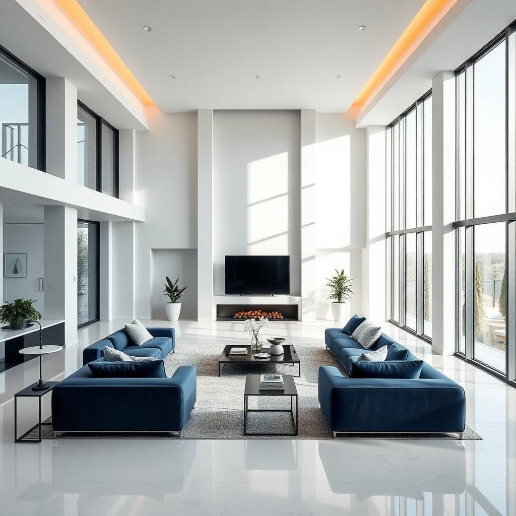 Pristine modern luxury home interior